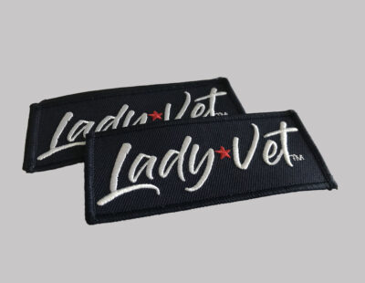 Lady Vet Embroidered Patch