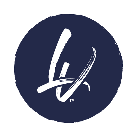 Lady Vet white on blue LV Sub logo
