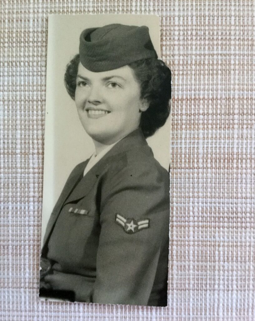 WAF Airman Mary Chisholm in Uniform