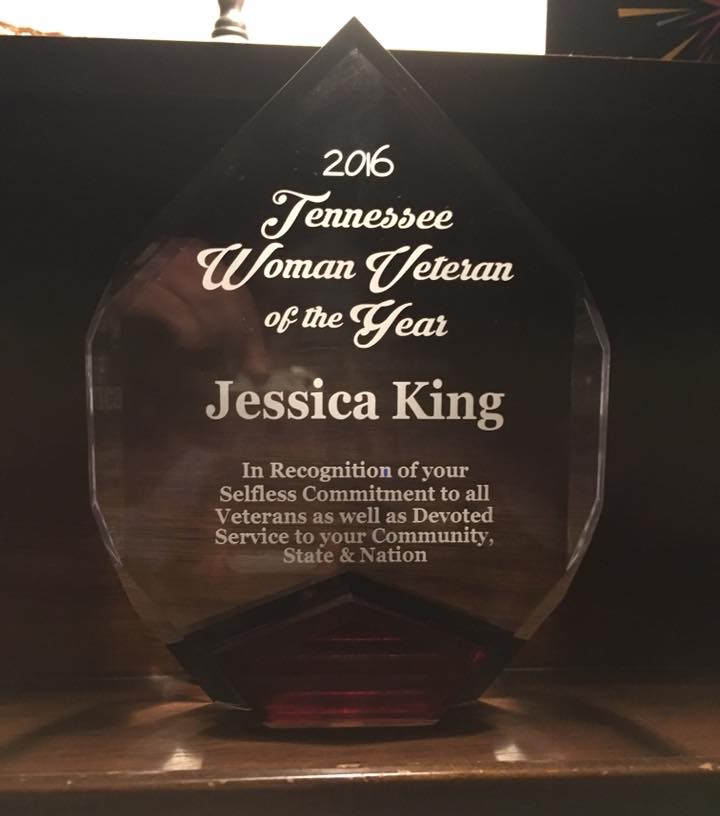 Jessica King Hodge - TN Woman Veteran of the Year