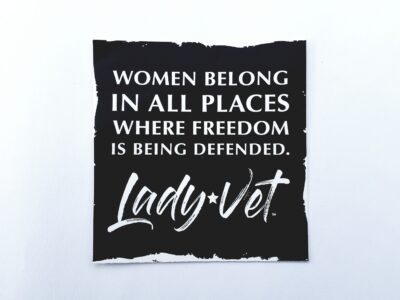 Women Belong Sticker - Lady Vet