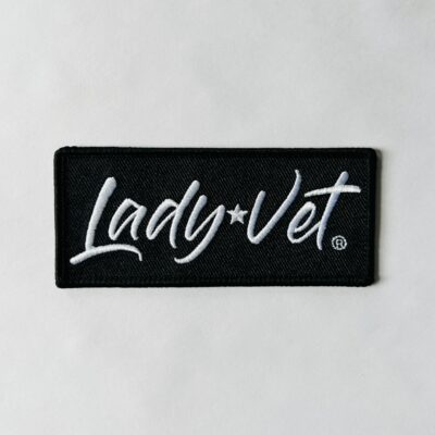 Black Logo Patch - Lady Vet Shop