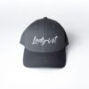 Lady Vet Ball Cap in Charcoal with white stitching